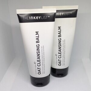 Set of 2 New The Inkey List Oat Cleansing Balm Makeup Remover Sensitive Skin 5oz